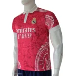 Real Madrid Dragon pink Jersey side view