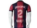 FC Barcelona Retro Polo Collar Jersey back view