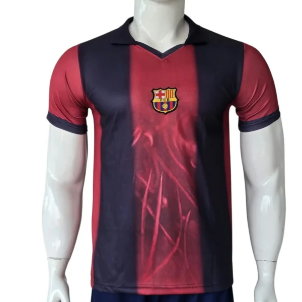 FC Barcelona Retro Polo Collar Jersey