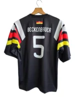 Germany 1990 retro football jersey back view