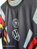 Germany 1990 retro football jersey side view