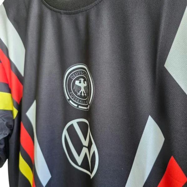 Germany 1990 retro football jersey side view