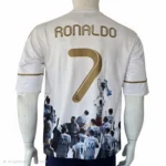 Real Madrid 2011/12 Home Retro Jersey back view