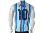 Argentina 2014 Sleeveless Football Jersey back view