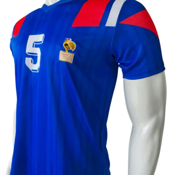 France 2000 Retro Home Football Jersey side view