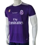 Real Madrid 2017 Final Purple Jersey side view