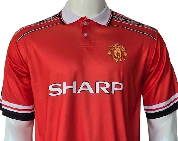 Manchester United 1994-96 Retro Jersey side view
